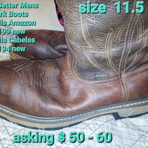 Irish Setter Work Boots men's. Size 11.5